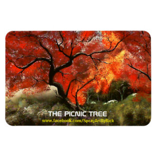 Magnet Flexible L'arbre de pique-nique