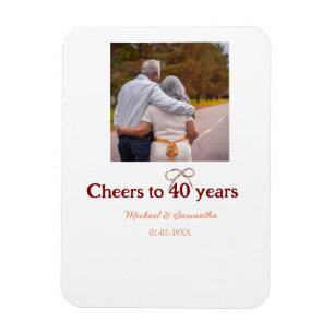 Magnet Flexible L'arc de Marron salue le mariage de 40 ans