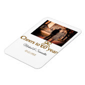 Magnet Flexible L'arc d'or applaudit à 60 ans de mariage (Côté Gauche)