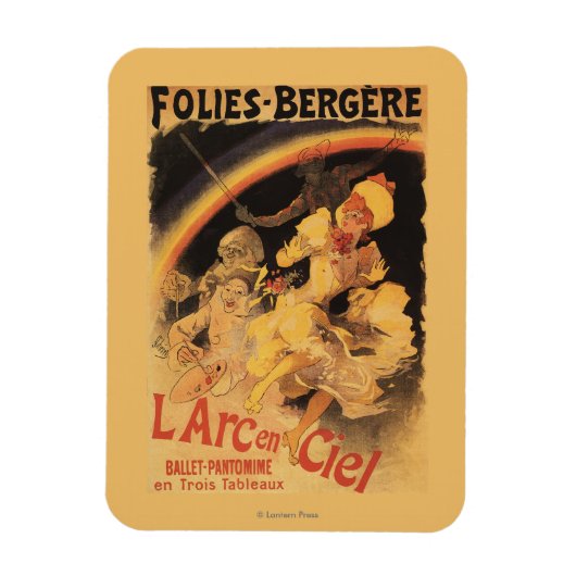 Magnet Flexible L'Arc-en-Ciel Ballet at Folies-Bergeren (Vertical)