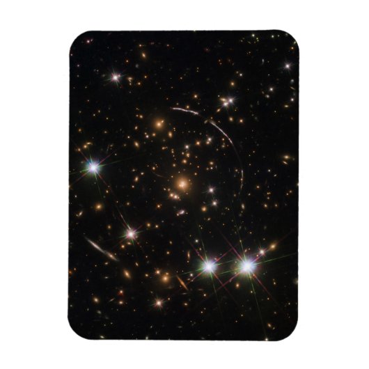 Magnet Flexible L'Arc Sunburst Dans Un Gros Cluster Galaxy (Vertical)