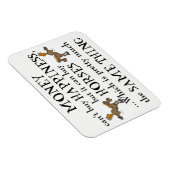 Magnet Flexible L'argent ne peut pas acheter le bonheur - L'aimant (Côté Droit)