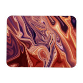 Magnet Flexible L'art abstrait de la lave (Horizontal)