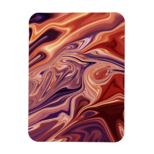 Magnet Flexible L'art abstrait de la lave
