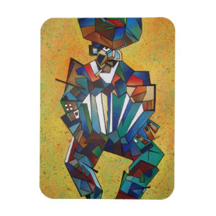 Magnet Flexible L'art cubiste accordioniste