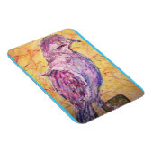 Magnet Flexible L'art de la colombe à ailes blanches (Côté Droit)