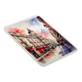 Magnet Flexible L'art de l'aquarelle à Madrid (Côté Droit)