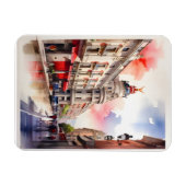 Magnet Flexible L'art de l'aquarelle à Madrid (Horizontal)