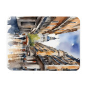 Magnet Flexible L'art de l'aquarelle à Madrid (Horizontal)