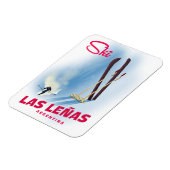 Magnet Flexible las leñas ski argentin (Côté Gauche)
