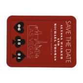 Magnet Flexible Las Vegas Casino Skyline Mariage Enregistrer La Da (Horizontal)