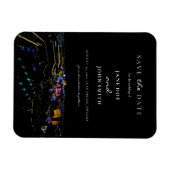Magnet Flexible Las Vegas Skyline plat Enregistrer la carte de dat (Horizontal)