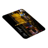 Magnet Flexible Las Vegas Strip, Vue aérienne, Lumières nocturnes (Côté Droit)