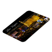 Magnet Flexible Las Vegas Strip, Vue aérienne, Lumières nocturnes (Côté Gauche)