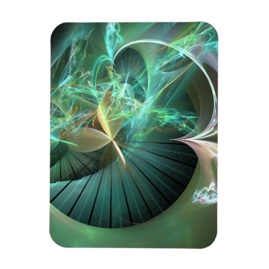 Magnet Flexible Laser Light Show sur disque vert (Vertical)