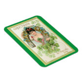 Magnet Flexible Lass irlandais avec aimant en fer à cheval (Côté Droit)