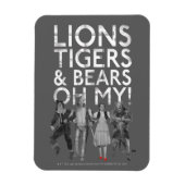 Magnet Flexible L'Assistant D'Oz™ | Lions Tigers & Ours Oh My! (Vertical)