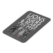 Magnet Flexible L'Assistant D'Oz™ | Lions Tigers & Ours Oh My! (Côté Gauche)