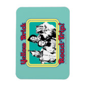 Magnet Flexible L'Assistant D'Oz™ | Route en brique jaune! (Vertical)