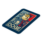 Magnet Flexible L'Astronaute Dogecoin Doge À La Cristophane De La  (Côté Gauche)