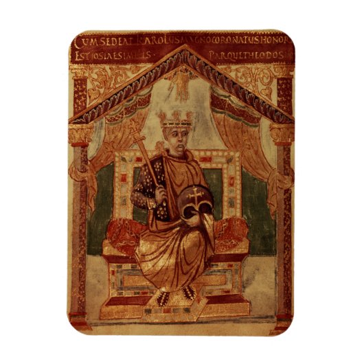 Magnet Flexible Lat 1152 f.3v Charlemagne (Carolus Magnus, Charles (Vertical)