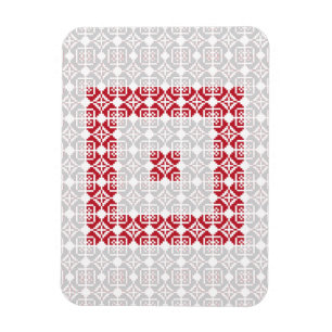 Magnet Flexible Latvian Morning SUN motif géométrique I