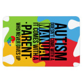 Magnet Flexible L'autisme ne vient pas avec un manuel (Horizontal)