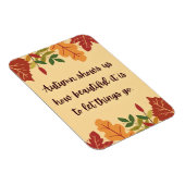 Magnet Flexible L'Automne Nous Montre À Quel Point La Citation Est (Côté Droit)