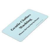 Magnet Flexible Lavage de vêtements doux - avec adresse du site (Côté Gauche)