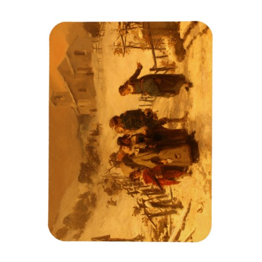 Magnet Flexible L'avalanche (par Gerolamo Induno) (Vertical)