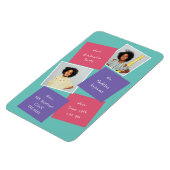 Magnet Flexible Lavande d'invitation de diplôme de photographie Wh (Côté Gauche)