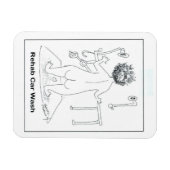 Magnet Flexible Lave-auto de désintox (Horizontal)