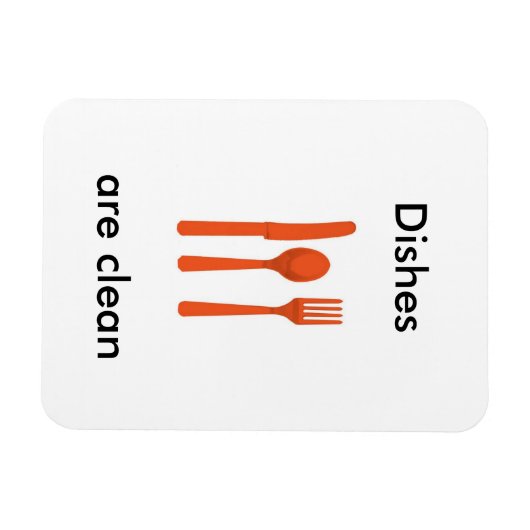 Magnet Flexible Lave-vaisselle (Horizontal)