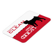 Magnet Flexible Lave-vaisselle carlin personnalisable Vos mots Pan (Côté Gauche)