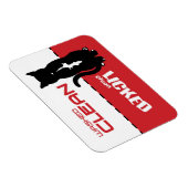 Magnet Flexible Lave-vaisselle de chat noir - Laveuse de chat - La (Côté Droit)