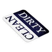 Magnet Flexible Lave-vaisselle indigo propre et sale (Côté Droit)