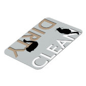 Magnet Flexible Lave-vaisselle Lave-vaisselle Sale (Côté Gauche)