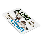 Magnet Flexible Lave-vaisselle magnétique du rectangle de chat (Côté Droit)