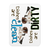 Magnet Flexible Lave-vaisselle magnétique du rectangle de chat (Vertical)