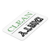 Magnet Flexible Lave-vaisselle polyvalent Sèche-linge Lave-vaissel (Côté Gauche)