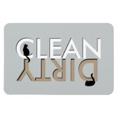 Magnet Flexible Lave-vaisselle pour chat - LG (Horizontal)