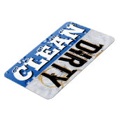 Magnet Flexible Lave-vaisselle propre et sale (Côté Gauche)