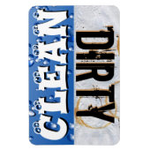 Magnet Flexible Lave-vaisselle propre et sale (Vertical)