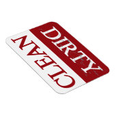 Magnet Flexible Lave-vaisselle propre et sale (Côté Droit)