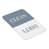 Magnet Flexible Lave-vaisselle propre Lave-vaisselle moderne Dusty (Côté Droit)