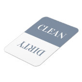 Magnet Flexible Lave-vaisselle propre Lave-vaisselle moderne Dusty (Côté Gauche)