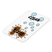 Magnet Flexible Lave-vaisselle propre/sale (Côté Gauche)