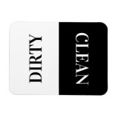 Magnet Flexible Lave-vaisselle simple et propre (Horizontal)