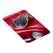 Magnet Flexible Lavender bunch on old farm pickup (Côté Droit)