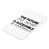 Magnet Flexible L'avenir est accessible ASL Sign Language (Côté Gauche)